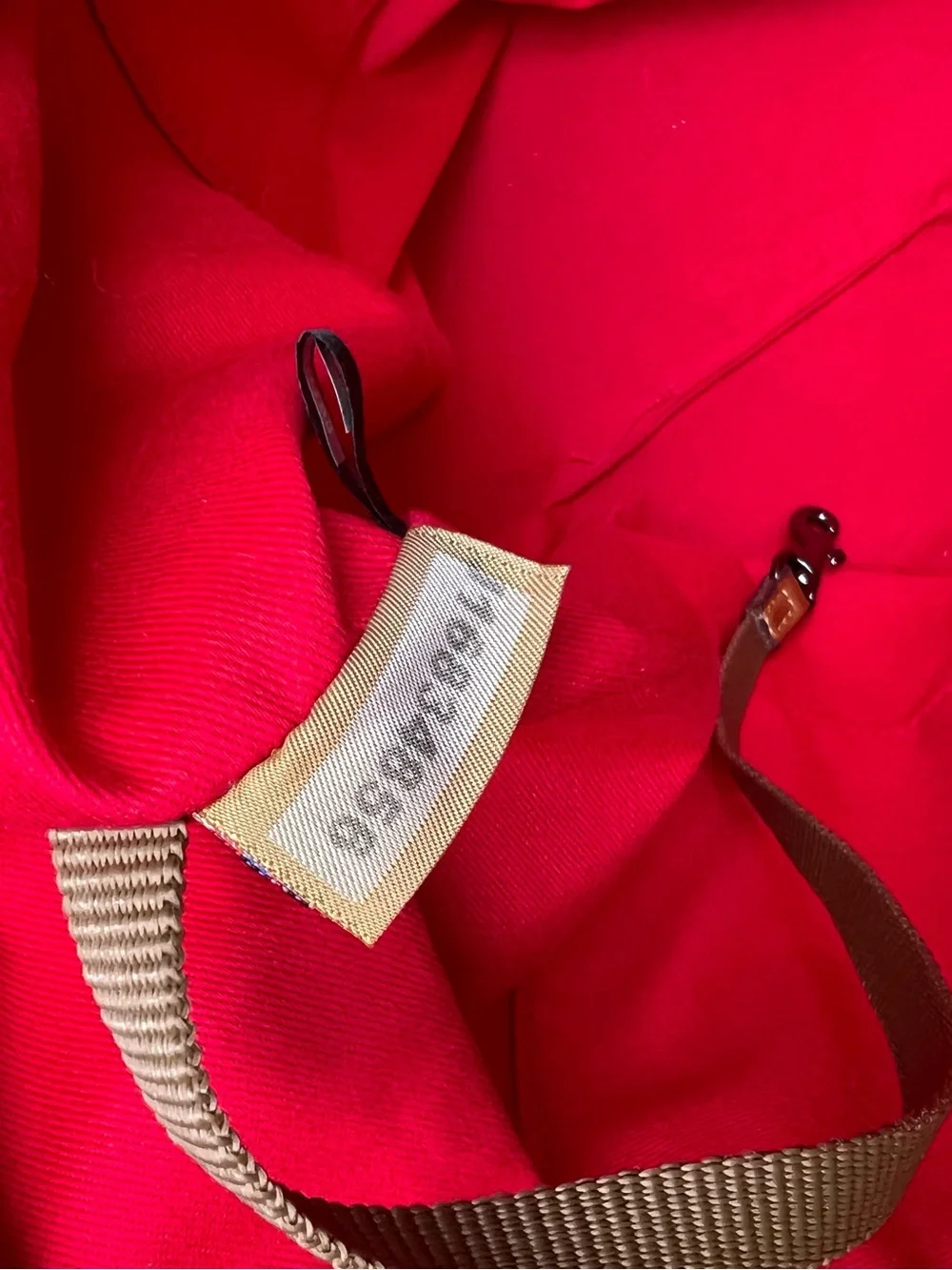 DOONEY AND BOURKE FLORENTINE LEATHER LOGO LOCK TOTE